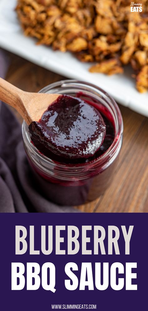 Blueberry Bbq Sauce, Barbeque Sauce Recipe, Bbq Sauce Homemade Easy, Homemade Bbq Sauce Recipe, Barbecue Sauce Recipes, Homemade Barbecue Sauce, Relish Recipes, Blueberry Sauce, Bbq Sauce Recipe