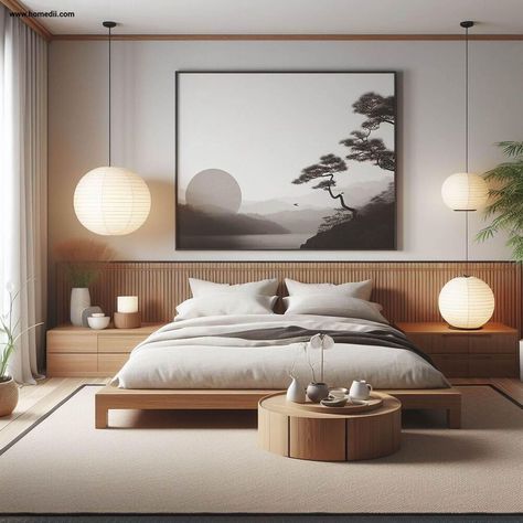 [PaidAd] Japandi Bedroom - Minimalist Furniture #japandiinteriordesignbedroomminimalist Japandi Style Bedroom, Japandi Bedroom Ideas, Japandi Bedroom Design, Japandi Bedroom, Japandi Interior Design, Japanese Bedroom, Japandi Interiors, Japandi Home, Japandi Living