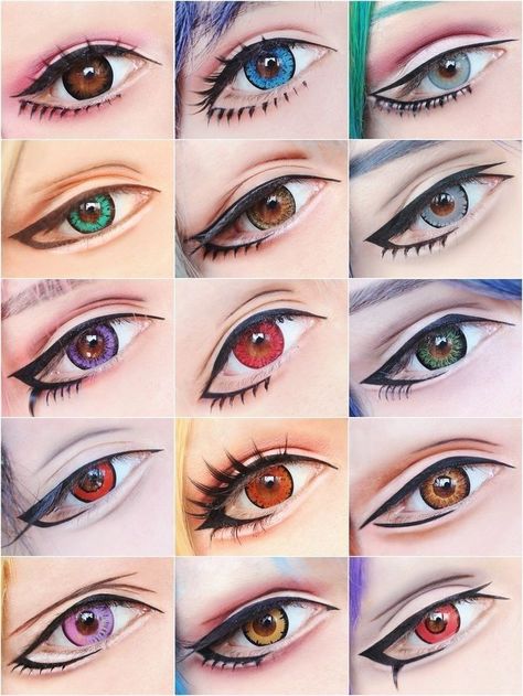 Anime Cosplay Makeup Tips, Cosplay Tips Make Up, Anime Make Up Tutorial, Link Cosplay Makeup, Cosplay Makeup Eyes, How To Do Cosplay Makeup, How To Cosplay Makeup, Cosplay Eye Makeup Tutorial, Makeup Ideas Cosplay