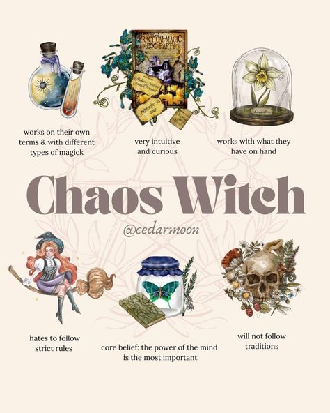 Pisces Witch Aesthetic, Chaos Witch, Chaos Magick, Chaos Magic, Wiccan Magic, Witch Spirituality, Grimoire Book, Magic Spell Book, Eclectic Witch