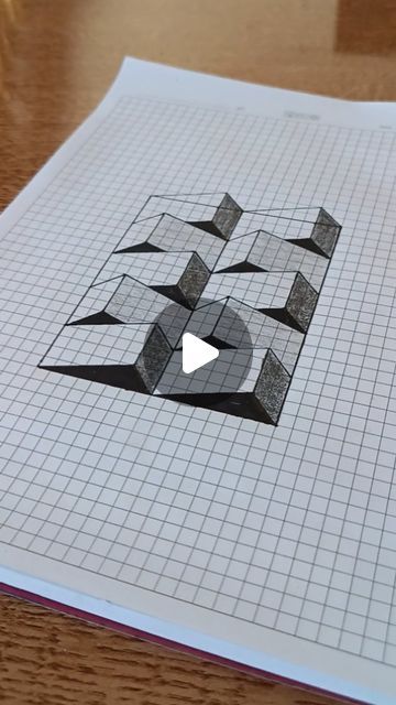 Omran O Mezher on Instagram: "#drawing  #3d" How To Draw 3d Drawings, 3d Effect Drawing, 3 D Drawing, 3d Art Ideas, 2024 Drawing, 3d Illusion Art, Art Sub Lessons, Hard Drawings, Draw 3d