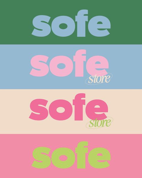 Throwback to @sofe.shop rebrand 💕🤍🖼️☁️🎀 💚🦋 - #sofestore #rebrand #brandidentity #graphicdesign #graphicdesigner #branddesigner #creative #designstudio #illustration Branding For Illustrators, Text Color Palette, Trans Color Palette, Sale Graphics Design, Branding Guide Design, Instagram Graphic Design Ideas, Strawberry Shortcake Color Palette, Pink And Blue Design, Brand Kit Color Palette