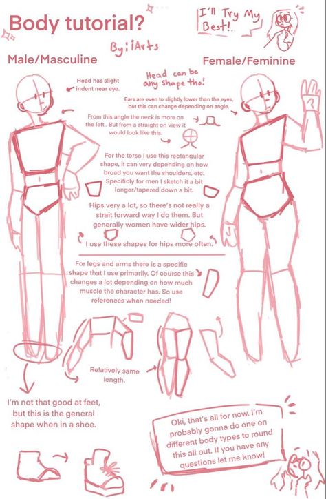 Drawing Reference Poses Beginner, Guide Lines For Body Drawing, Anatomy Reference For Beginners, Body Base Drawing Tips, Anatomy Help Drawing Reference, Anatomy Art Help, Pose Practice Drawing Anatomy, Anatomy Reference Tutorials, Bust Base Reference