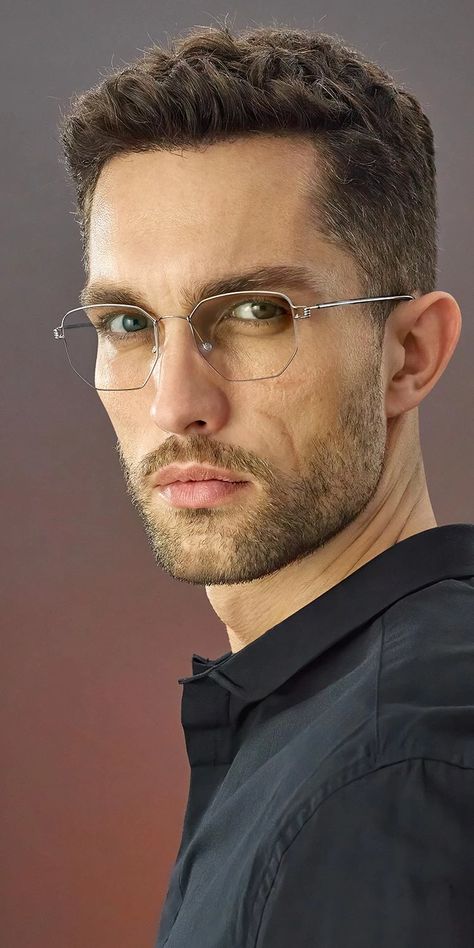 Mens Frameless Glasses, Frameless Specs For Men, Glasses For Guys, Rimless Glasses For Men, Spectacles Mens, Zayn Gif, Unique Glasses Frames, Glasses For Oval Faces, Wire Frame Glasses