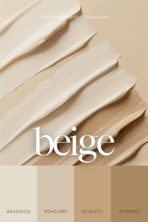 This versatile selection of warm beige tones adds a touch of sophistication to any design. Perfect for branding or graphic projects that aim for a calming, neutral vibe. Save this palette for your next creative endeavor! #ColorPalette #DesignInspiration #BeigeBliss Japandi Color Palette, Color Palette Brand, Warm Tone Colors, Color Palette Warm, Nude Color Palette, Paint Color Combos, Brand Colour Schemes, Spa Colors, Calm Color Palette