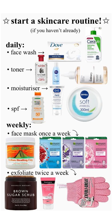 Daglig Motivation, Haut Routine, Skin Care Basics, Skin Care Routine Order, Serious Skin Care, Basic Skin Care Routine, Perfect Skin Care Routine, Healthy Skin Tips, Facial Skin Care Routine