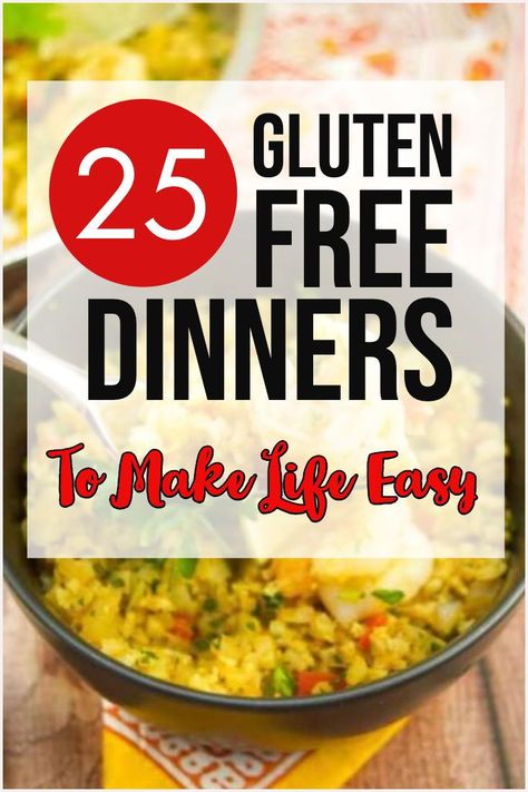 Dinners For Busy Families, Dinners Gluten Free, Quick And Easy Weeknight Dinners, Gluten Free Dinners, Gluten Free Dairy Free Dinner, Gf Dinner, Gluten Free Dinner Easy, Gluten Free Main Dishes, Dairy Free Dinner