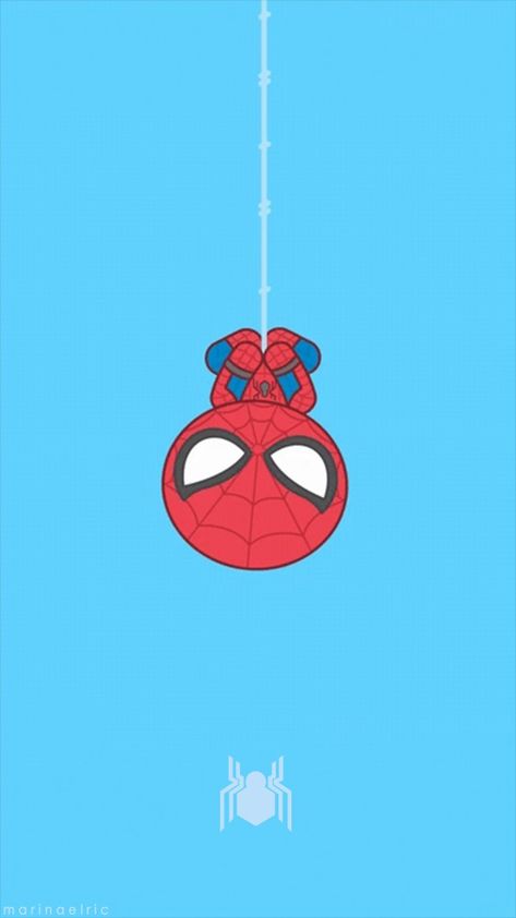 Spider Man Cute Cartoon, Animated Marvel Wallpaper, Spiderman Cartoon Art, Spyder Men Wallpaper, Chibi Spiderman Wallpaper, Blue Wallpaper Spiderman, Spiderman Animated Wallpaper, Spiderman Cute Wallpaper, Cute Spider Man Wallpaper