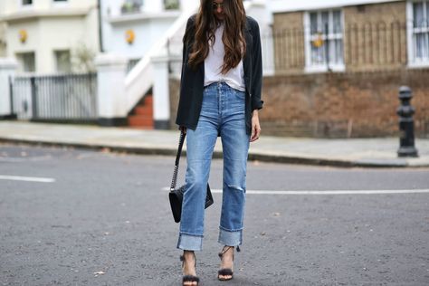 Staple Denim | Blank Itinerary August Diaries, Masculine Outfits, Feminine Masculine, Tomboy Chic, Boyfriend Blazer, Street Style Winter, Street Style Inspiration, Matches Fashion, Feminine Outfit