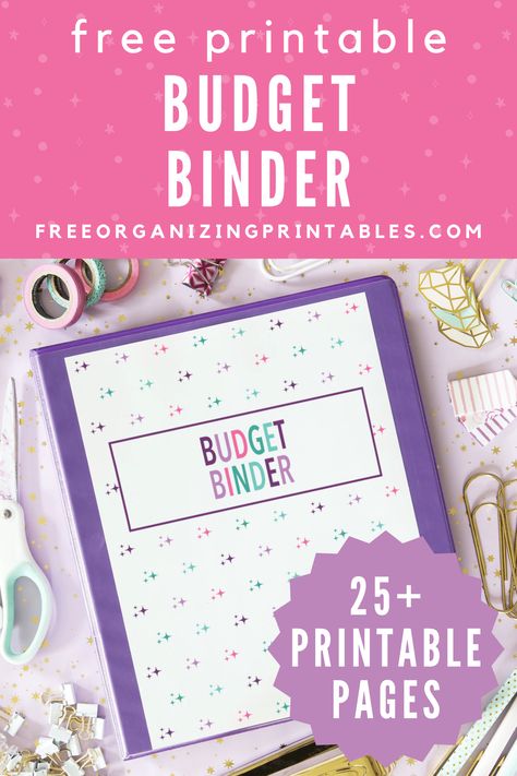 This free printable budget binder can help you organize your finances, allowing you to spend less money and save more. Establish your financial goals, track your spending, make progress on paying down debt, saving for the future, and more! | #budgetbinder #finances #budgeting #savingmoney Budget Journal Ideas Free Printables, Cash Budget Binder, A6 Budget Printables Free, Finance Binder Printables Free, Monthly Bill Tracker Free Printable Budget Binder, Free Finance Planner, Free Biweekly Budget Printable, Weekly Budget Template Free Printable, A6 Budget Binder Free Printables