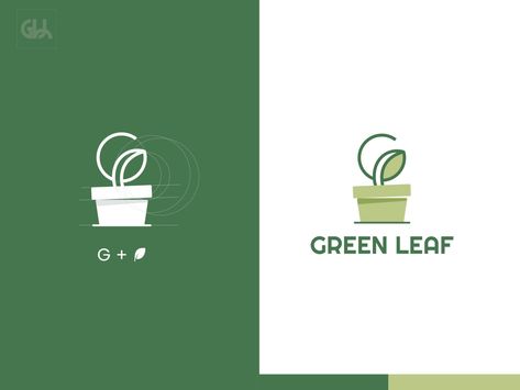 Plant Business Logo Ideas, Plant Logo Design Ideas, Gardening Logo Design, Garden Logo Design Ideas, Plant Logo Ideas, Garden Logo Design, Plant Logo Design, Plants Logo, Green Leaf Logo