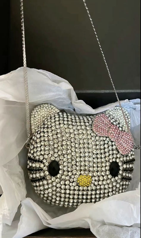 Hello Kitty Cat, Hello Kitty Purse, Kitty Accessories, Luxury Bags Collection, Pink Lifestyle, Purse Essentials, Hello Kitty Bag, Hello Kitty Accessories, Handbag Essentials