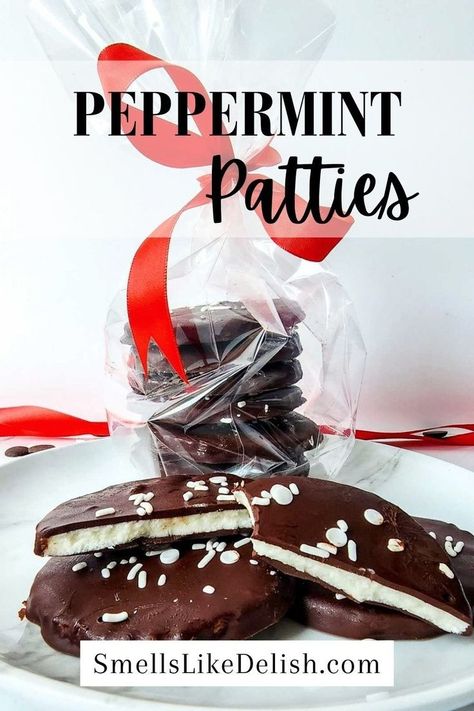 Capture the taste of the holidays in every bite of these Copycat York Peppermint Patties, a flavorful and comforting treat that will transport you to those cherished holiday moments, one minty, chocolatey bite at a time. York Peppermint Patties, Peppermint Patty Recipe, Spiced Eggnog, Homemade Peppermint Patties, York Peppermint Patty, Sea Salt Chocolate, Peppermint Patty, Patties Recipe, Classic Candy