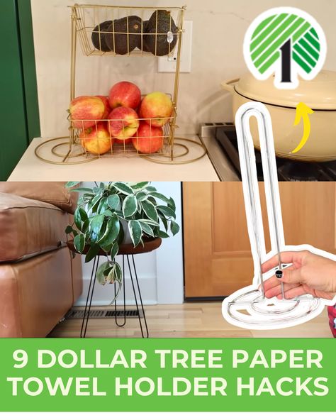 Need some extra space in your home? Grab a paper towel holder next time you are in the Dollar Tree! Check out these clever hacks here. Paper Towel Holder For Trash Bags, Repurpose Paper Towel Holder, Uses For Paper Towel Holders, Paper Towel Holder Crafts, Dollar Tree Paper Towel Holder Crafts, Dollar Tree Paper Towel Holder, Paper Towel Holder Ideas, Diy Paper Towel Holder, Unique Paper Towel Holder