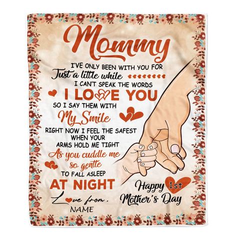 Personalized To My Mommy Blanket First Time Mom Baby Hands You Are Doing A Great Job Happy 1st Mothers Day Custom Baby Name Customized Fleece Blanket Funny Saying Personalized Name Mommy Mom Daughter Mom And Son Mother's Day Mom Gifts Mom Birthday First Day Happy Mom Funny Mothers Day Presents Mom For Mom Mother Quotes New Mom Mom Friend Best Mom Family Fleece Blanket Customized Bedroom Bed Quilt Throw Blankets Gift For Christmas Birthday Happy 1st Mothers Day, 1st Mothers Day, Mom Friend, First Time Mom, Gifts Mom, Bed Quilt, Fuzzy Blanket, Mom Funny, Microfiber Blanket