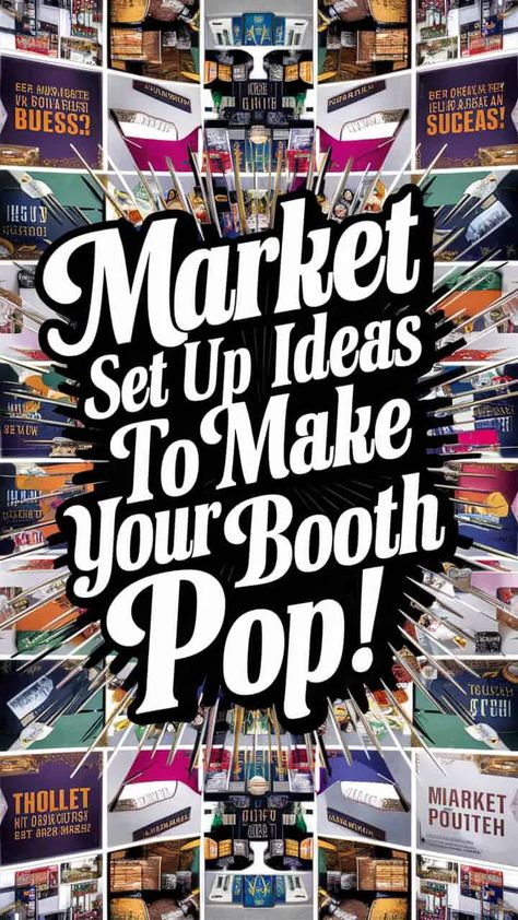 10 Market Set Up Ideas to Make Your Booth Pop! - Fabricerie Vendor Booth Games, How To Set Up A Booth Vendor Events, Antique Booth Set Up, Vendor Booth Set Up Ideas, Craft Booth Ideas Display, Vendor Set Up, Indoor Vendor Booth Display Ideas, Outdoor Vendor Booth Ideas, Booth Setup Ideas Vendor Events