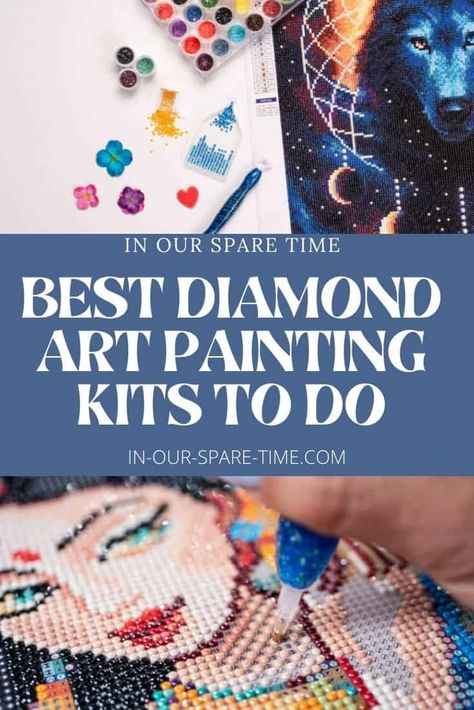 Have you been looking for diamond art kits for beginners? Check out these diamond painting kits and get started on this fun new hobby today. Best Diamond Painting Kits, Diamond Art Painting Kits For Sale, Diamond Painting Jewelry, Diamond Painting Kit, Diamond Art Patterns Free, Diamond Painting Ideas, Diamond Art Projects, Diamond Art Diy, Diamond Art Painting Kits