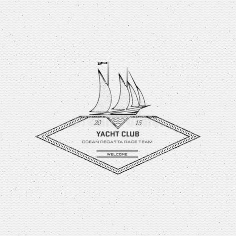 Yacht club badges logos and labels for any use royalty free illustration Yacht Club Logo Design, Yacht Club Design, Yacht Branding, Yacht Club Aesthetic, Yacht Illustration, Yacht Club Logo, Vintage Yacht Club, Yacht Logo, Sailor Aesthetic