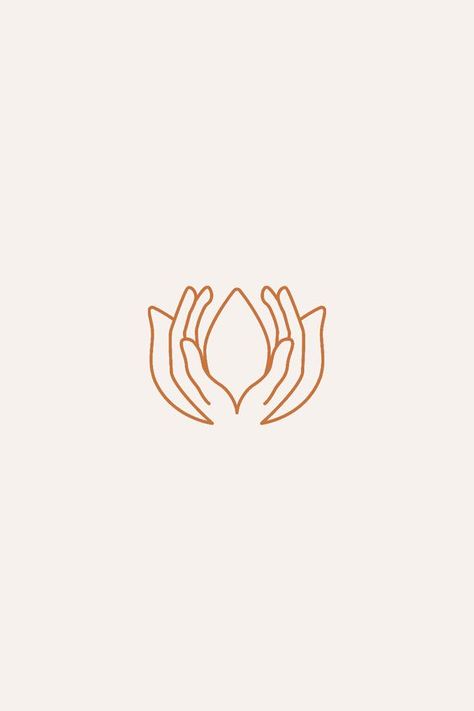 Minimal and inviting brand mark for mental health and wellness practice #makersofart #blush #makermonday #brandingconsulting #logoperusahaan Mind Body Soul Symbol, Mind Body Soul Logo, Yoga Logo Design Brand Identity, Mindfulness Logo Design, Soul Logo Design, Mind Symbol, Hands Logo Design, Mindfulness Logo, Massage Branding