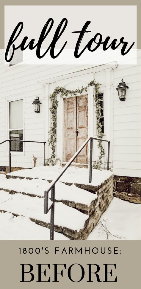 Original Farmhouse Interior, Old House Details, Authentic Farmhouse Decor, Old Farmhouse Entryway, Real Farmhouse Kitchen, Old Farmhouse Trim, 1800 Farmhouse Renovation, 1800 Farmhouse Interior, 1800s Home Remodel