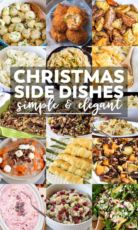 Christmas Dinner Recipes Easy, Christmas Dinner Side Dishes, Christmas Dinner Sides, Breezeway Ideas, Easy Christmas Dinner, Christmas Side, Christmas Sides, Christmas Side Dishes, Material Ideas