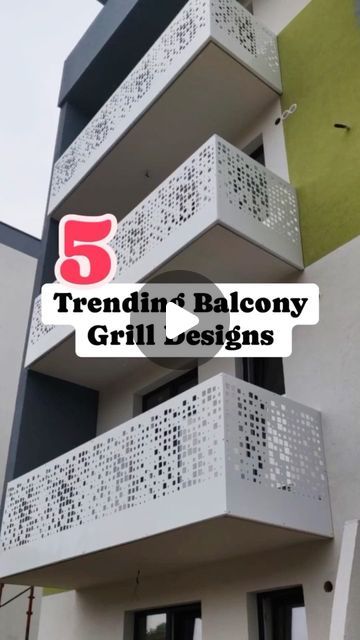 Modern Grill Design For Balcony, Modern Balcony Grill Design Railings, Balcony Grill Design Railings, Balcony Railing Design Modern, Grill Patio, Country Home Exterior, Modern Window Design, Grill Designs, Modern Window Grill