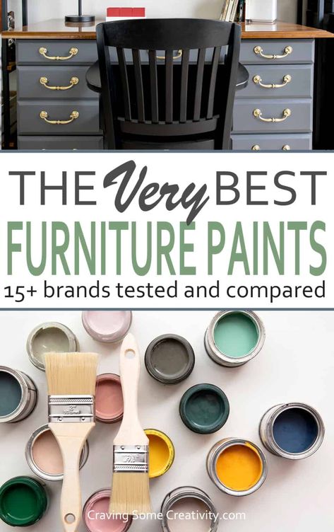 Painting furniture requires the right paint for a durable, long lasting finish you'll love for years. Learn about the best furniture paints, finishes, and color choices. We're sharing tips from on-the-job experience. Best No Prep Paint For Furniture, What Type Of Paint To Use On Furniture, Top Furniture Paint Colors 2022, How To Paint Painted Furniture, Best Paint To Refinish Furniture, Best Paint For Painting Furniture, Furniture Paint Ideas Colors, Paint For Furniture Best, Best Paint To Paint Furniture