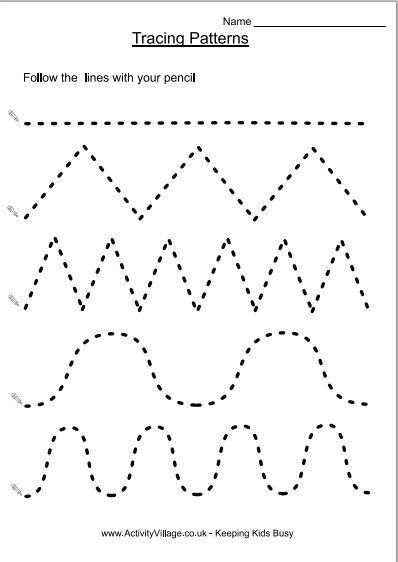 tracing patterns                                                                                                                                                                                 More Trace The Lines, Tracing Patterns, Line Tracing Worksheets, Writing Printables, Pattern Worksheet, Preschool Tracing, Pre Writing Activities, Tracing Worksheets Preschool, Preschool Writing