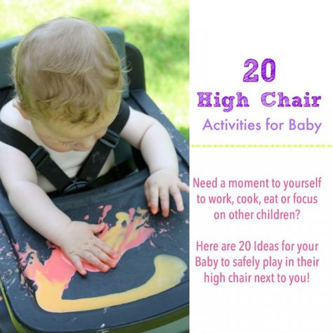 picmonkey_image High Chair Activities, Diy Montessori, Baby Sensory Play, Baby Sitting, Baby Play Activities, Egg Box, Baby High Chair, Mia 3, Egg Carton