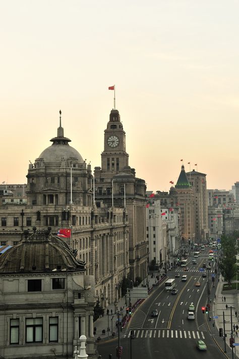 The Bund, Shanghai_HXT8743 | Flickr - Photo Sharing! Shanghai Architecture, The Bund Shanghai, Vintage Shanghai, Shanghai Bund, China Tourism, Travel Scenery, Shanghai Travel, Shanghai City, Old Shanghai