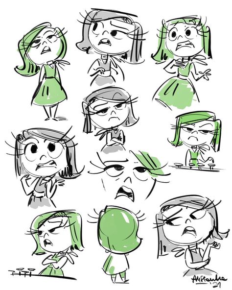 Alessandra Sorrentino (@AleRosaspina) on X Mouth Shapes, Disney Expressions, Warm Up Sketches, Cartoon Mouths, Inside Out Emotions, Expression Sheet, Children's Book Characters, Inside Out Characters, Inside Out 2