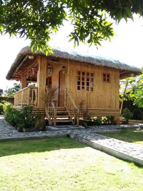 Bamboo House Low Cost Modern Nipa Hut Design Home ~ news word Bahay Kubo Design Philippines, Bahay Kubo Design, Modern Bahay Kubo, Nipa Hut, Filipino House, Low Budget House, Bamboo Building, Philippine Houses, Bahay Kubo