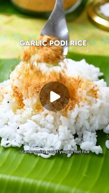 Aruna Vijay on Instagram: "Garlic Podi rice 

Living in south India Podis are bae, we literally make podi’s with everything. This garlic podis is my absolute favourite, you can pair this idly, dosa & rice. This stays good for weeks, but I prefer to make small batches.

also if you are from Chennai, then let me tell you it tastes very close to National lodge Podi !! 

So do try this comfort food and thank me later. 

[podi, garlic Podi, South Indian food, condiments, regional food, Podi rice, comfort food ] 

#garlicpodi #podi #ricepodi #gheepodi #southindianfood #tamilnadu #easyrecipes #comfortfood" Later Outfit, Podi Recipe, Regional Food, Vegetarian Snacks Recipes, Thank Me Later, Vegetarian Snacks, South Indian Food, Snacks Recipes, South India