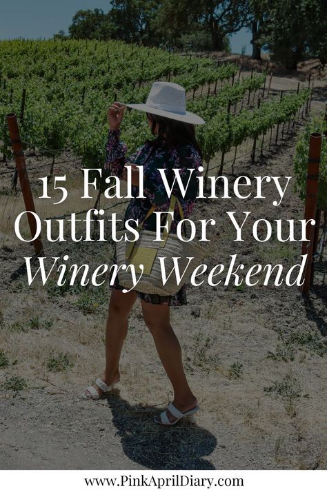 Step into the fall fashion season in style with my latest chic fall style blog post featuring 15 fall winery outfits for your girls winery weekend! From a jeans and flowy top outfit to fall long skirt outfit ideas, I’ve curated a selection of winery outfit ideas that blend comfort and elegance. Click the link to read more today! Napa In The Fall Outfits, What To Wear To Winery Fall, Fall Outfits Winery, Wine Country Outfit Fall, Fall Napa Valley Outfits, Wine Tour Outfit Fall, Napa Outfit Fall, Winery Fall Outfit, Fall Wine Tour Outfit