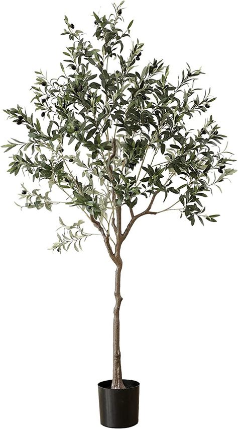 Amazon.com: Apeair Artificial Olive Tree, Tall 6.3Feet Fake Potted Olive Silk Tree with Planter, Large Faux House Plants Decoration for Home Garden Modern Office Decor Housewarming Indoor Outdoor (6.3ft) : Home & Kitchen Olive Tree Care, Scandinavian Plant, Large Fake Plants, Indoor Olive Tree, Tall Potted Plants, Growing Olive Trees, Tall Indoor Plants, Artificial Olive Tree, Olive Plant