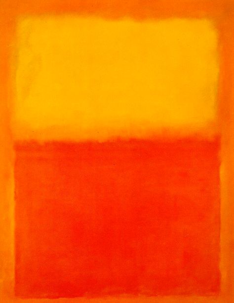 Mark Rothko ::: Ochre and Red on Red ::: 1962 Mark Rothko Paintings, Rothko Paintings, Rothko Art, Analogous Color Scheme, Franz Kline, Barnett Newman, Robert Rauschenberg, Joan Mitchell, Willem De Kooning