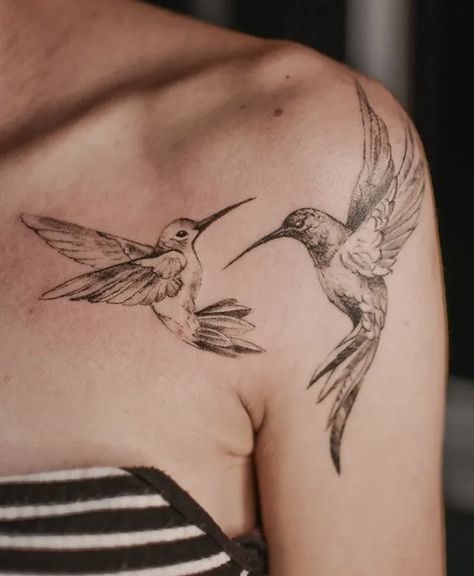 Georgia Tattoo, Bird Hand Tattoo, Hummingbird Tattoos, Small Hummingbird Tattoo, Bird Tattoos For Women, Bicep Tattoo, Spine Tattoos For Women, Hummingbird Tattoo, Shoulder Tattoos For Women