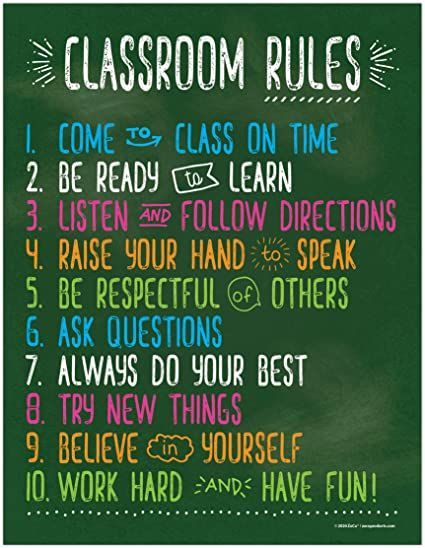 Classroom Management High School, Special Classroom, Classroom Expectations Poster, Counseling Corner, Class Expectations, Class Rules Poster, Rules Poster, Classroom Rules Poster, Classroom Charts