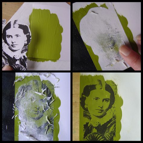 Acrylic Paint Transfer, Magazine Transfer To Paper, Image Transfer Photography, Image Transfer Techniques, Painting Over Photographs, Photo Transfer Art, Transfer Image To Canvas, Image Transfer Art, Experimental Art Techniques