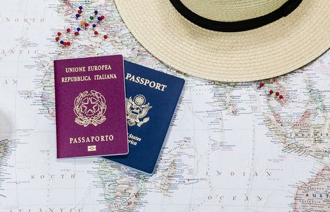 Italian Passport Aesthetic, Study Abroad In Italy, Italy Passport, Italy Plane Ticket, Italian Passport, Italian Citizenship, Passport Aesthetic, Diplomatic Passport, Moving To Italy