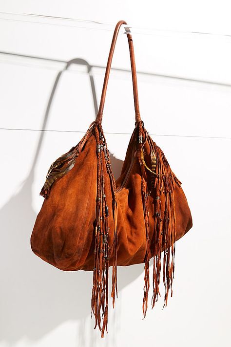 Boho Bags, Fringe Purses & Handbags for Women | Free People Boho Leather Bags, Leather Fringe Bag, Boho Handbags, Suede Clutch, Fringe Purse, Bohemian Bags, Boho Fringe, Boho Purses, Fringe Bags