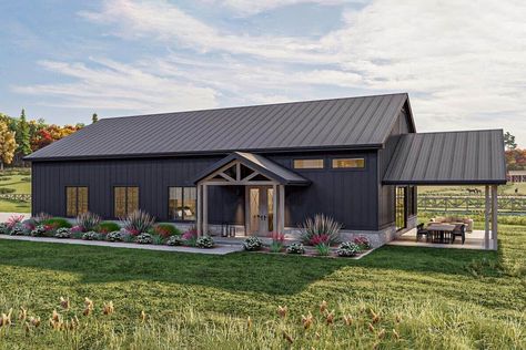 Barn Plan, Barndominium Plans, Barn Style House Plans, Garage Floor Plans, Barndominium Floor Plans, Casas Coloniales, Contemporary Cottage, Inspire Me Home Decor, Barn Style House