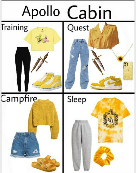 Son Of Apollo Outfit, Will Solace Inspired Outfit, Daughter Of Apollo Outfit, Camp Half Blood Costume, Cabin 7 Outfits, Percy Jackson Outfit Aesthetic, Pjo Outfit Ideas, Pjo Inspired Outfits, Apollo Aesthetic Outfit