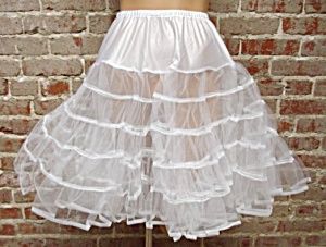 Hoop Petticoat, White Petticoat, Sock Hop, Under Skirt, Hoop Skirt, Poodle Skirt, Thanks For The Memories, Can Can, Vintage Memory