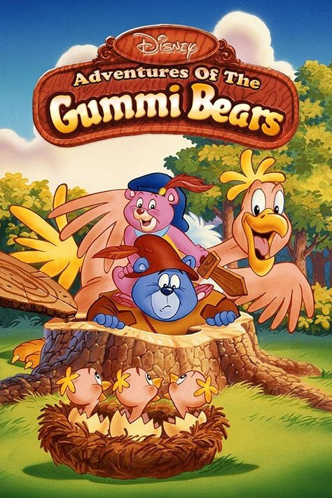 Disney Gummi Bears, 1980s Memories, Best 80s Cartoons, Bears Cartoon, 80 Tv Shows, Gummi Bears, Old School Cartoons, School Cartoon, Muppet Babies