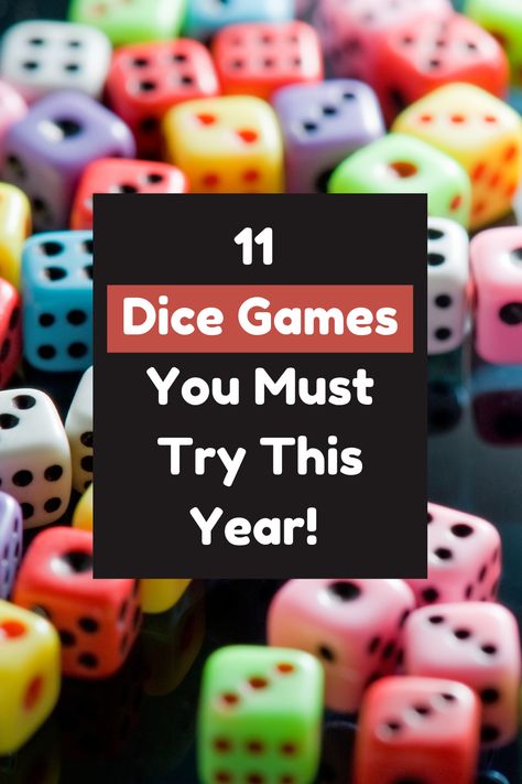 🎲 Dive into 11 unique dice games from the fast-paced 'Ship Captain Crew' to the strategic 'Poker Dice.' 

Perfect for game nights and gatherings, these games promise fun, challenge, and excitement. Whether you're a seasoned gamer or just looking for something new, there's a dice game here for you. 

Click to learn the rules and get rolling today! #DiceGames #GameNight #FamilyFun" Carnival Dice Game, Ship Captain Crew Dice Game, Game Of Chance Ideas, Spoons Game Rules, Knockout Dice Game, Dice Team Building Game, Stuck In The Mud Dice Game, Dice Party Games, Family Dice Games