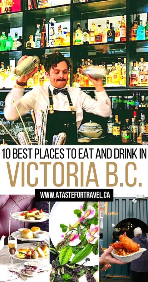 10 Best Places to Eat and Drink in Victoria B.C. | Wondering where to eat in Victoria, British Columbia? Here’s everything you need to know about what’s new and notable – the best restaurants, cafes, pubs and more – in one indispensable guide. Click to discover more. | best places to eat in victoria bc | best restaurants in victoria bc | where to eat in victoria bc | hotels in victoria bc | things to do in victoria bc | places to visit in victoria bc | victoria bc travel guide | Victoria Bc Restaurants, What To Wear In Victoria Bc, Things To Do In Victoria Bc, Victoria Bc Canada Things To Do, Victoria Island Canada, Pnw Backyard, Victoria Canada British Columbia, Alberta Travel, Canada Vacation