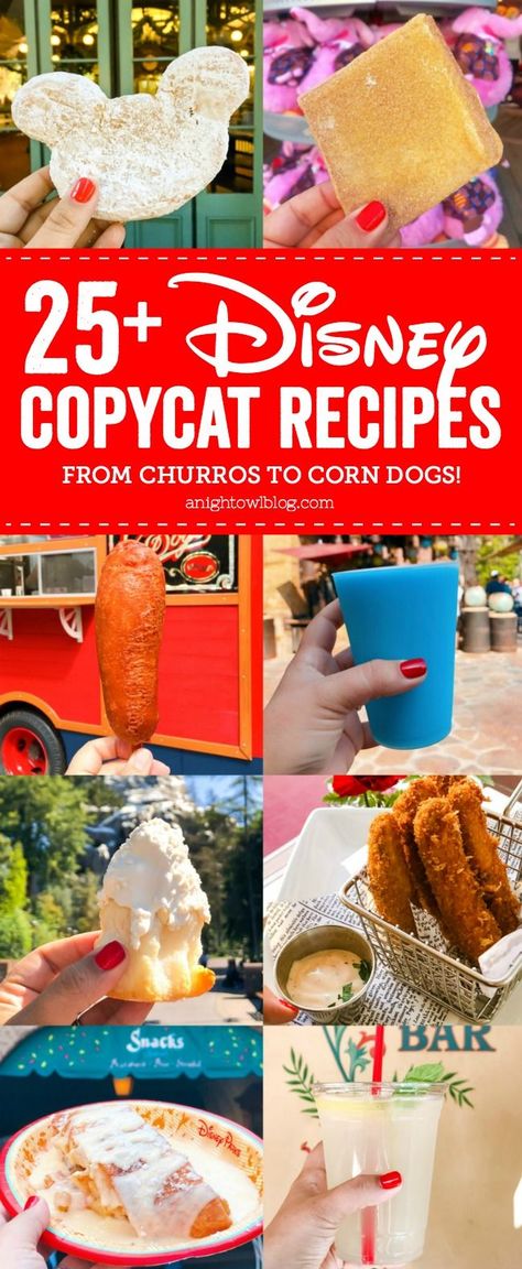 Disney Copycat Recipes, Disney Dessert Recipes, Disney Inspired Recipes, Disney Baking, Disney Themed Food, Recipes Disney, Disney Inspired Food, Disney Dishes, Disney Desserts