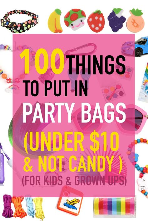 Birthday Party Goodie Bags, Kids Gift Bags, Birthday Treat Bags, Goodie Bags For Kids, Party Bags Kids, Birthday Goodie Bags, Kids Favors, Birthday Bag, Party Favors For Kids Birthday