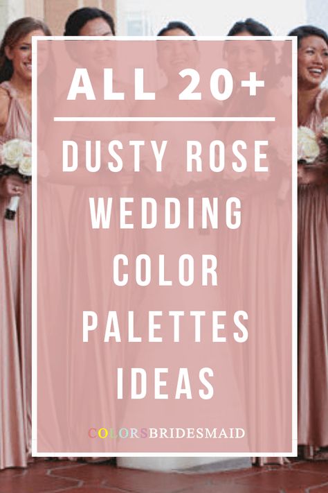 Delicate Dusty Rose Pink Wedding Color Inspirations - ColorsBridesmaid Dusty Rose And Pink Wedding, Fall Wedding Pink Blushes, Dusty Rose Backyard Wedding, Bridesmaid Dresses Rose Dusty, Wedding Ideas Dusty Rose, Dusty Pink And Rust Wedding, Fall Wedding Colors Dusty Rose, Fall Dusty Rose Wedding, What Colors Go With Dusty Rose